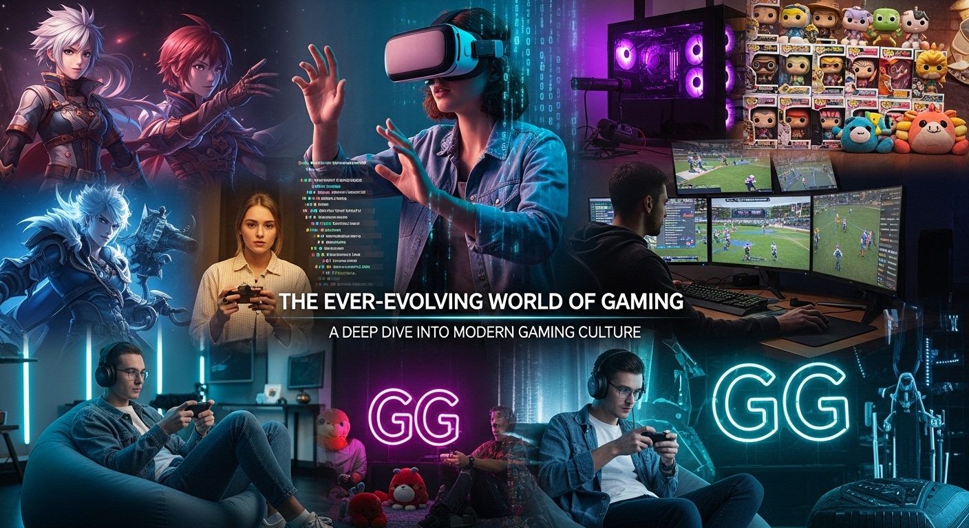 The Evolution of Gaming: From Pixels to Immersive Worlds